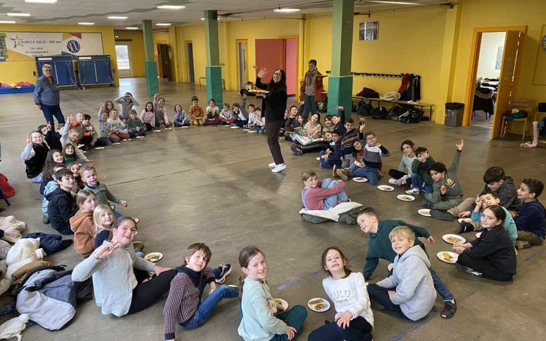 UN APRÈS-MIDI DE PARTAGE ET DE CONVIVIALITÉ ENTRE LES GS ET CM1